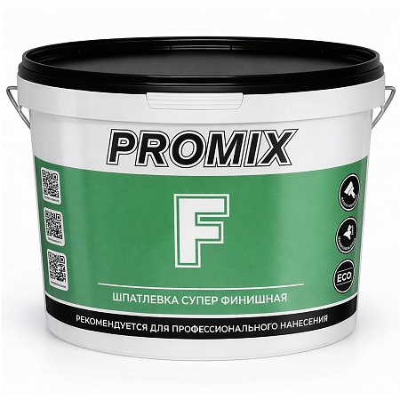 PROMIX F (18-28кг) Суперфинишная готовая шпаклевка ПРОМИКС